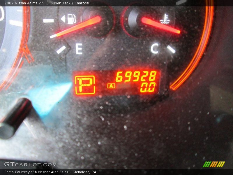Super Black / Charcoal 2007 Nissan Altima 2.5 S