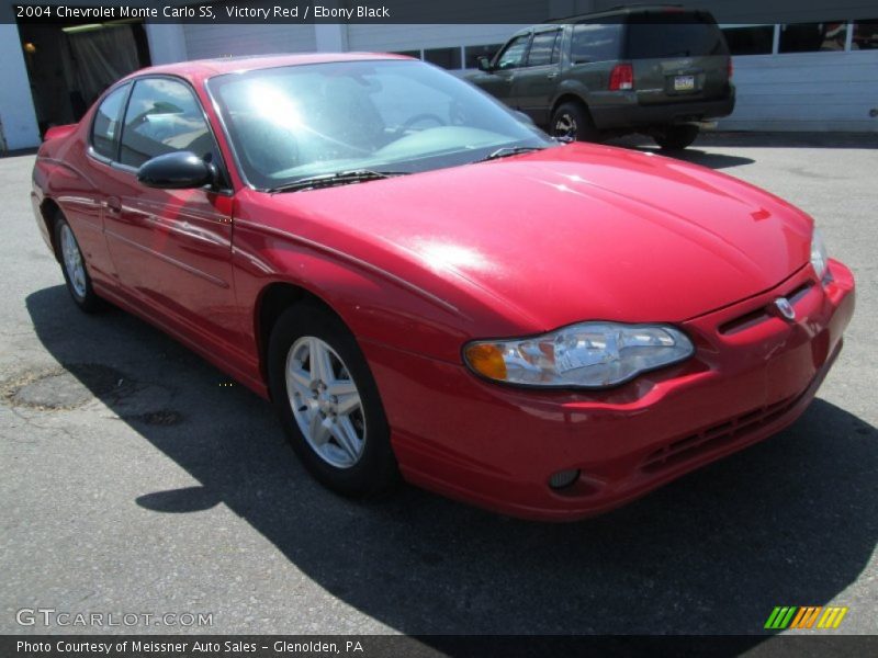 Victory Red / Ebony Black 2004 Chevrolet Monte Carlo SS