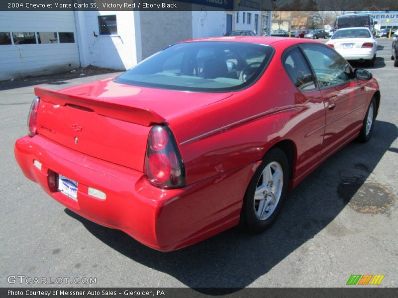 Victory Red / Ebony Black 2004 Chevrolet Monte Carlo SS