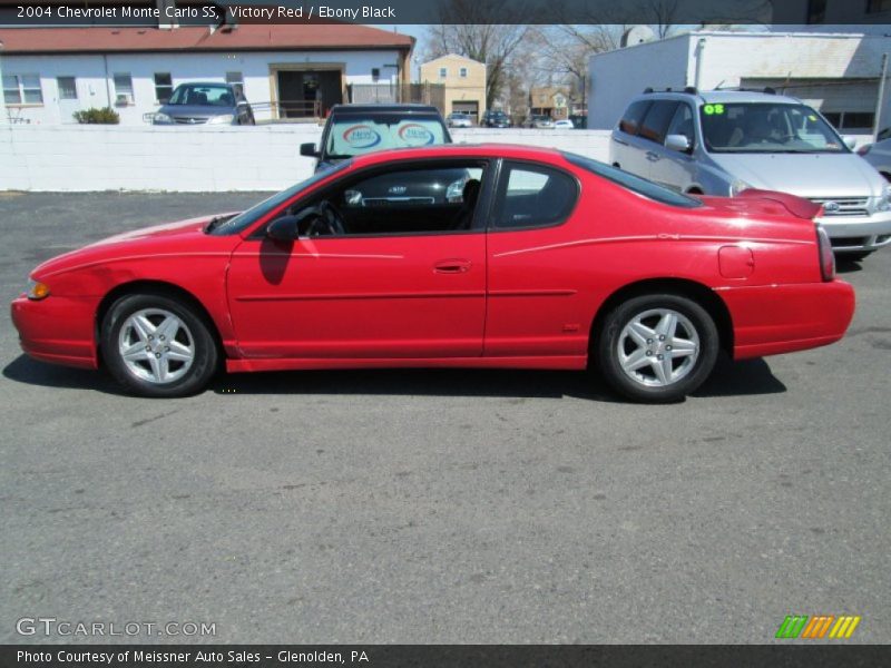 Victory Red / Ebony Black 2004 Chevrolet Monte Carlo SS
