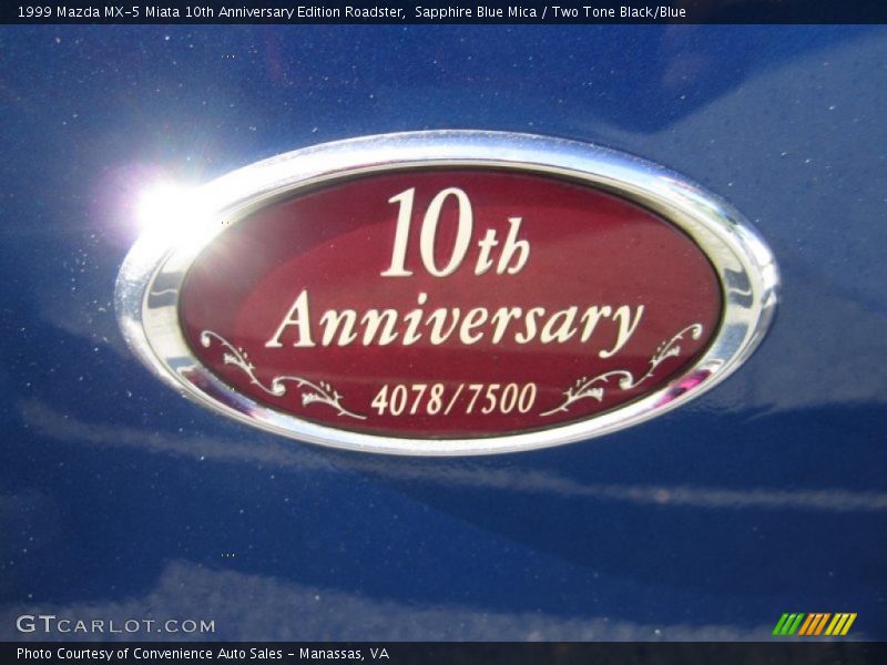  1999 MX-5 Miata 10th Anniversary Edition Roadster Logo