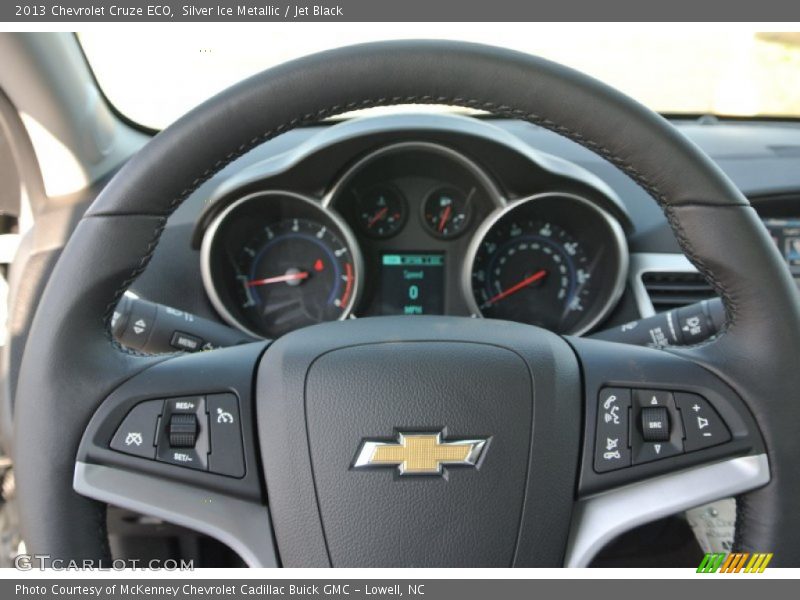 Silver Ice Metallic / Jet Black 2013 Chevrolet Cruze ECO