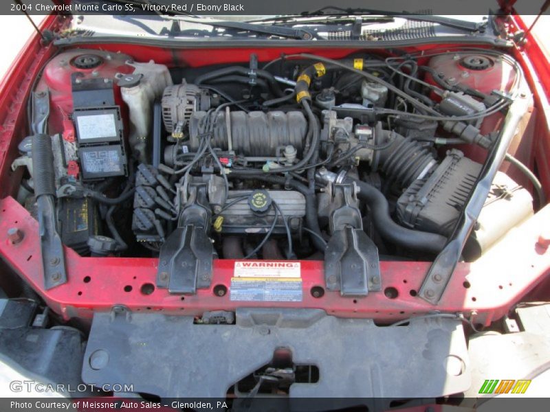 Victory Red / Ebony Black 2004 Chevrolet Monte Carlo SS