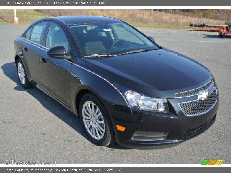 Black Granite Metallic / Jet Black 2013 Chevrolet Cruze ECO