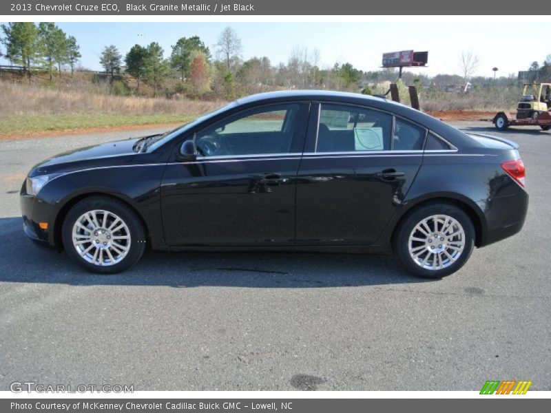 Black Granite Metallic / Jet Black 2013 Chevrolet Cruze ECO