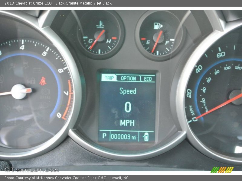 Black Granite Metallic / Jet Black 2013 Chevrolet Cruze ECO