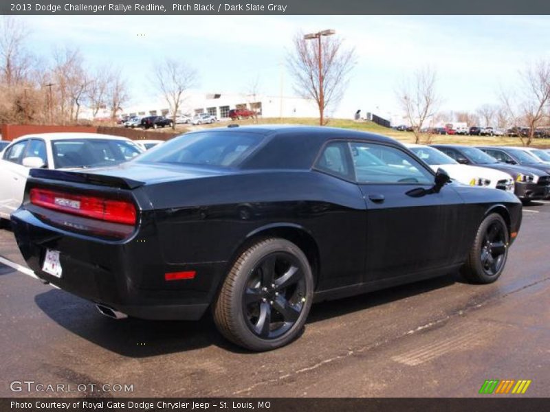 Pitch Black / Dark Slate Gray 2013 Dodge Challenger Rallye Redline