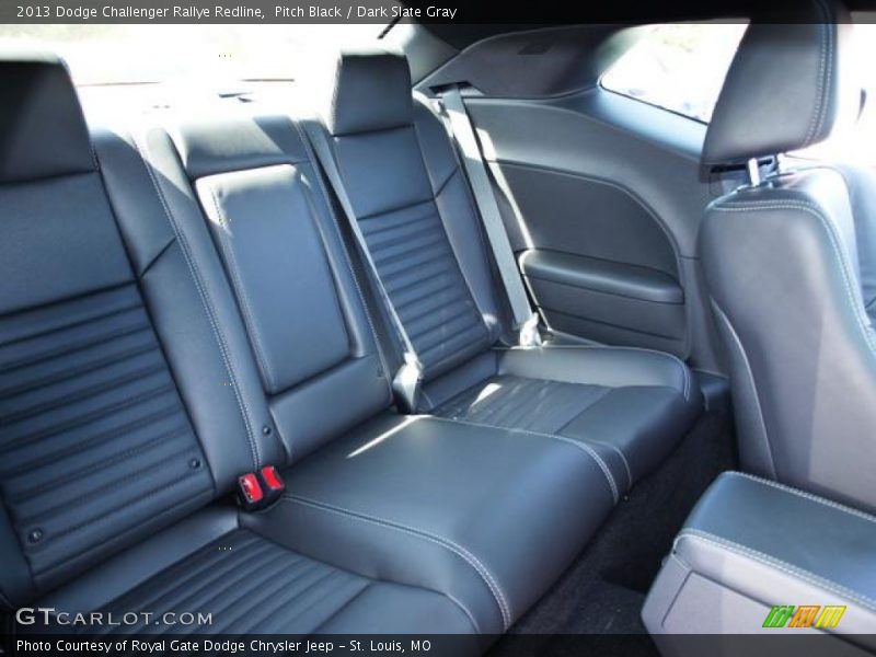 Pitch Black / Dark Slate Gray 2013 Dodge Challenger Rallye Redline