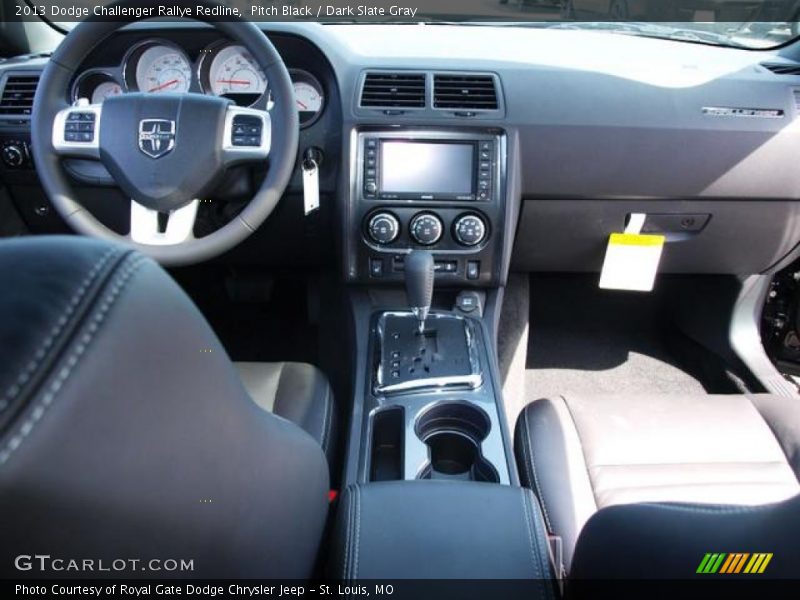 Pitch Black / Dark Slate Gray 2013 Dodge Challenger Rallye Redline