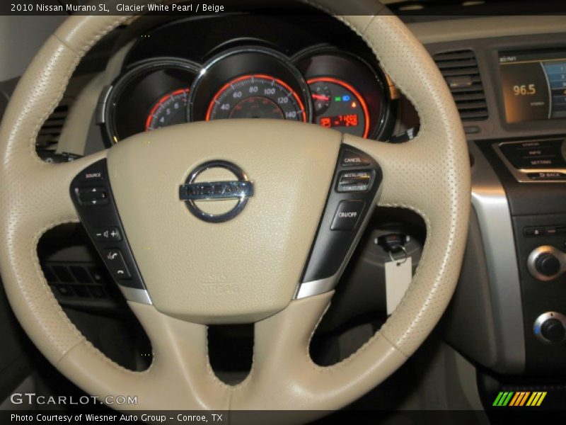Glacier White Pearl / Beige 2010 Nissan Murano SL