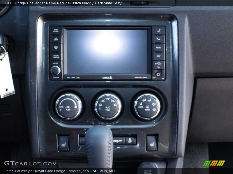 Pitch Black / Dark Slate Gray 2013 Dodge Challenger Rallye Redline