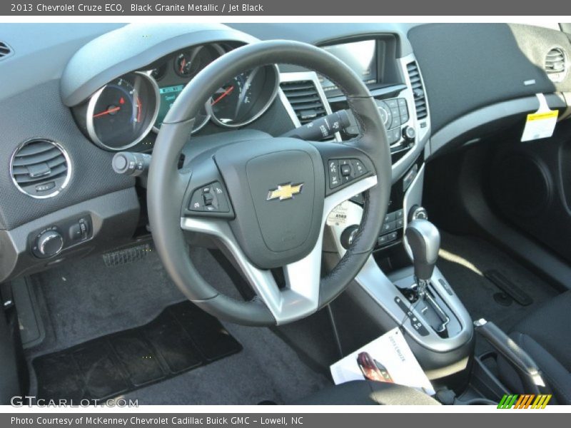 Black Granite Metallic / Jet Black 2013 Chevrolet Cruze ECO