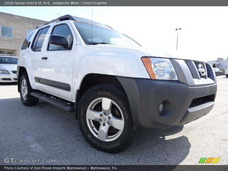 Avalanche White / Steel/Graphite 2008 Nissan Xterra SE 4x4
