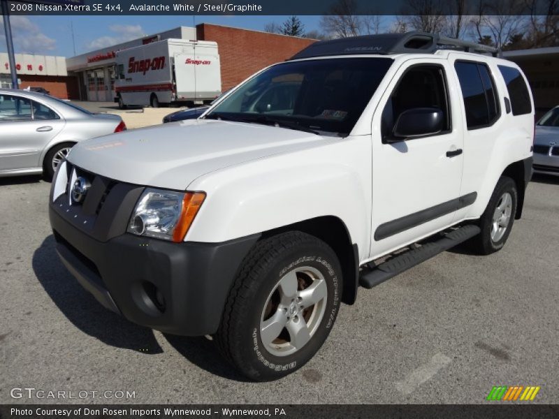 Avalanche White / Steel/Graphite 2008 Nissan Xterra SE 4x4