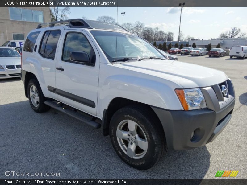 Avalanche White / Steel/Graphite 2008 Nissan Xterra SE 4x4