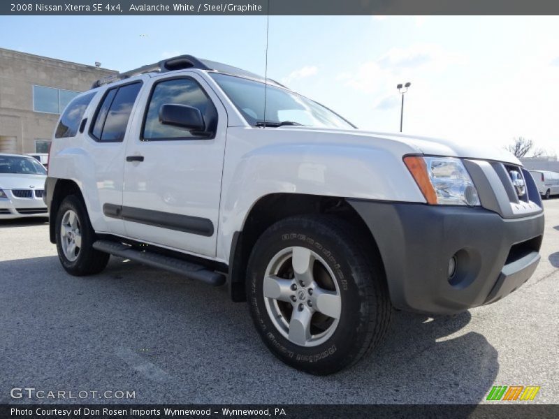 Avalanche White / Steel/Graphite 2008 Nissan Xterra SE 4x4