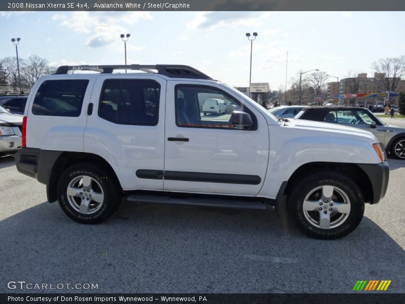 Avalanche White / Steel/Graphite 2008 Nissan Xterra SE 4x4