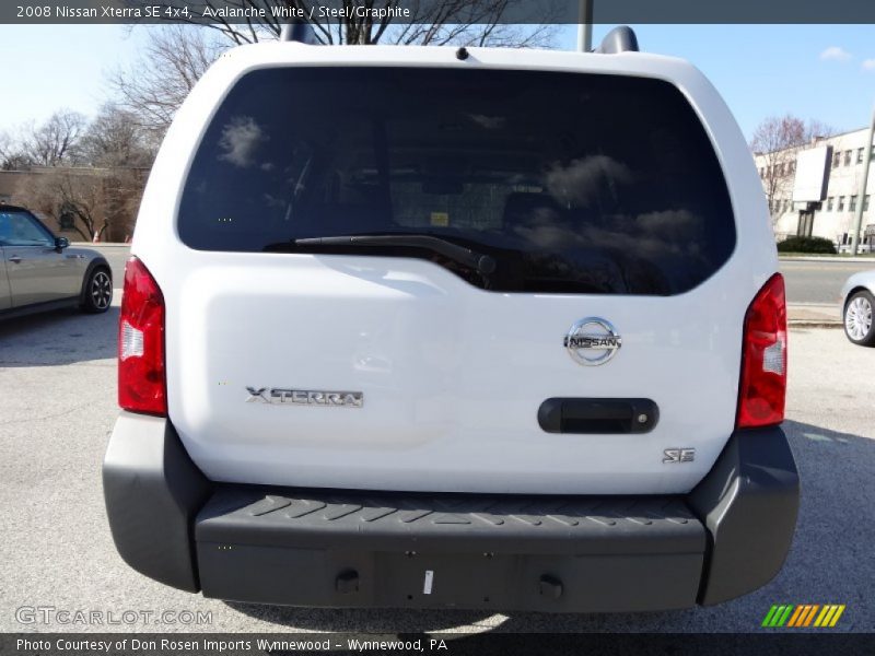 Avalanche White / Steel/Graphite 2008 Nissan Xterra SE 4x4