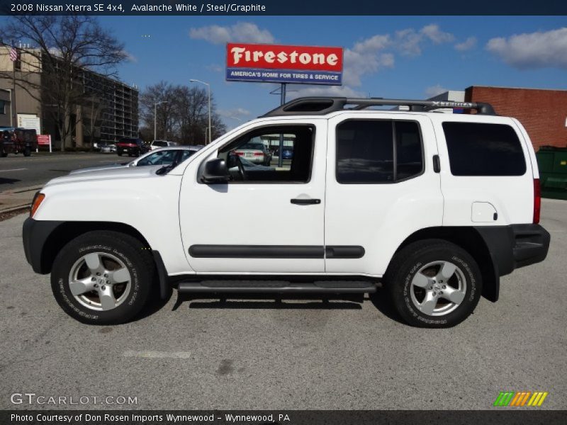 Avalanche White / Steel/Graphite 2008 Nissan Xterra SE 4x4