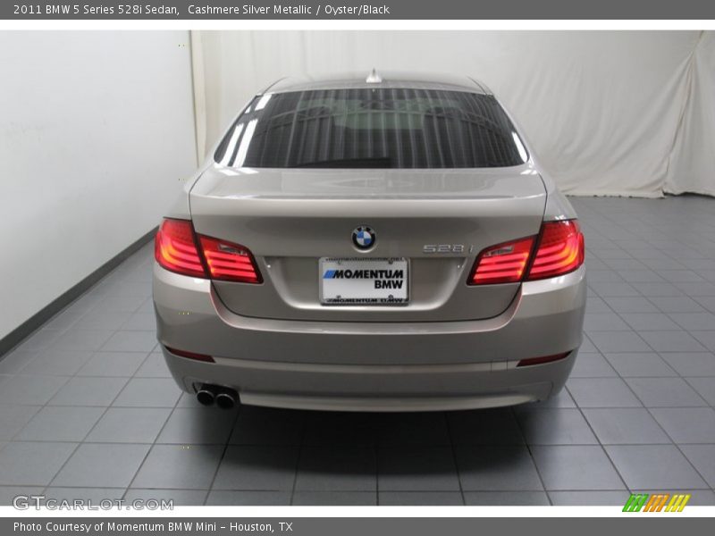 Cashmere Silver Metallic / Oyster/Black 2011 BMW 5 Series 528i Sedan