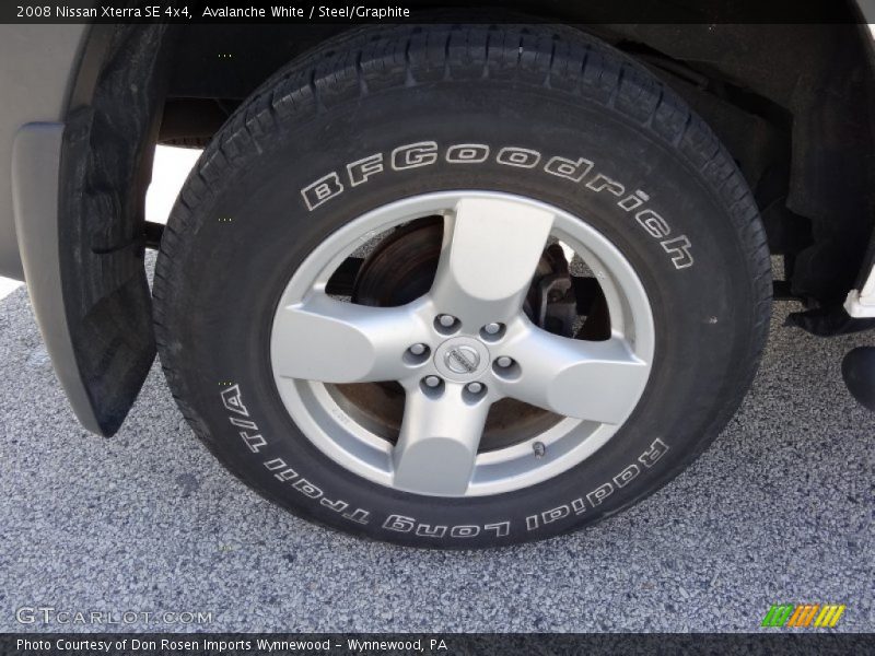 Avalanche White / Steel/Graphite 2008 Nissan Xterra SE 4x4