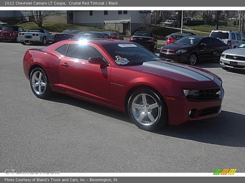 Crystal Red Tintcoat / Black 2012 Chevrolet Camaro LT Coupe