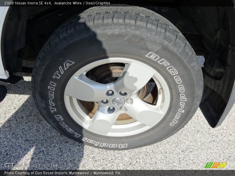 Avalanche White / Steel/Graphite 2008 Nissan Xterra SE 4x4
