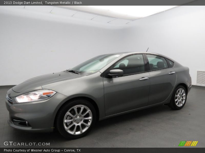 Tungsten Metallic / Black 2013 Dodge Dart Limited