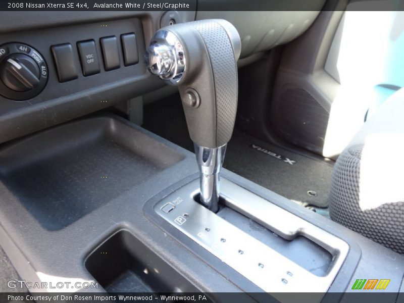 Avalanche White / Steel/Graphite 2008 Nissan Xterra SE 4x4