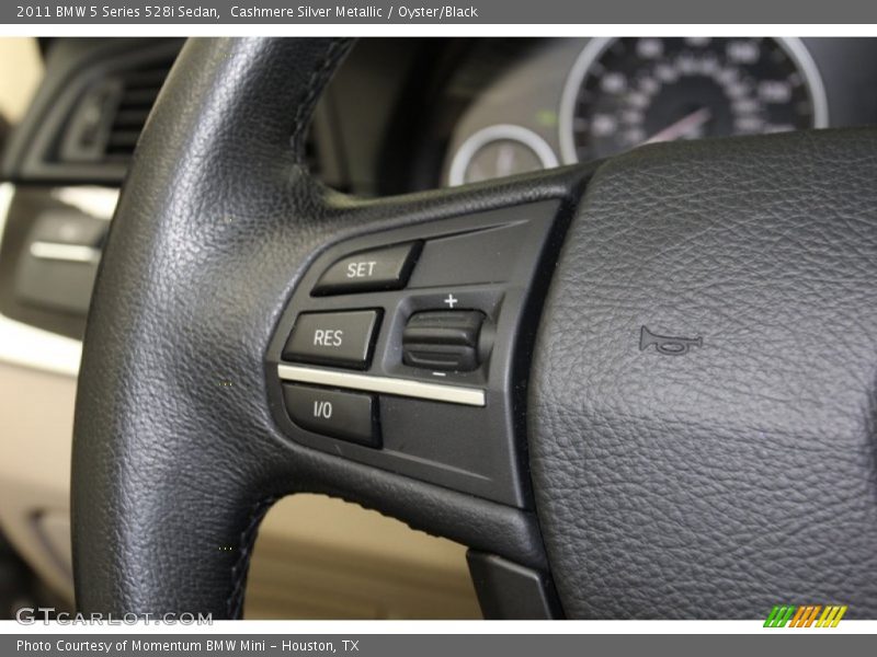 Cashmere Silver Metallic / Oyster/Black 2011 BMW 5 Series 528i Sedan