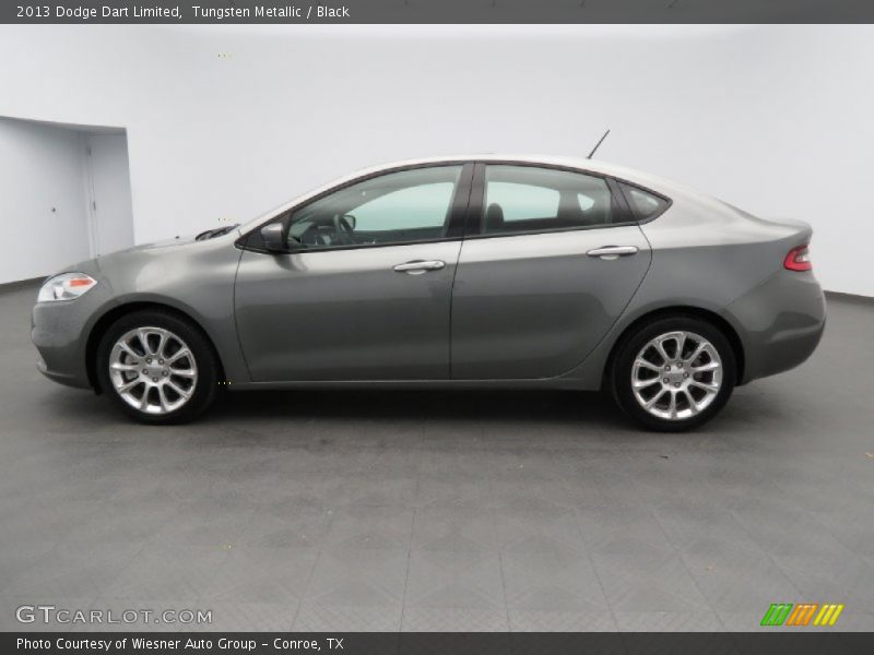 Tungsten Metallic / Black 2013 Dodge Dart Limited