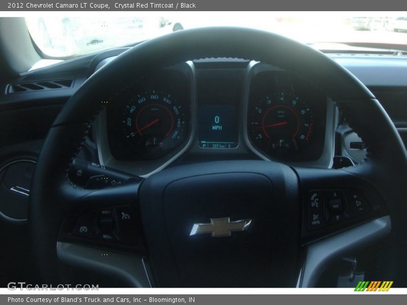 Crystal Red Tintcoat / Black 2012 Chevrolet Camaro LT Coupe