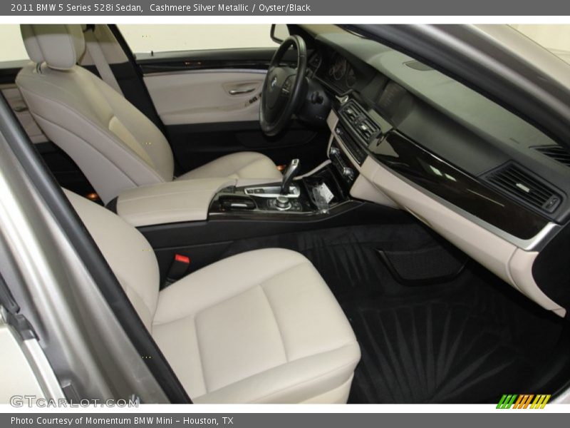 Cashmere Silver Metallic / Oyster/Black 2011 BMW 5 Series 528i Sedan