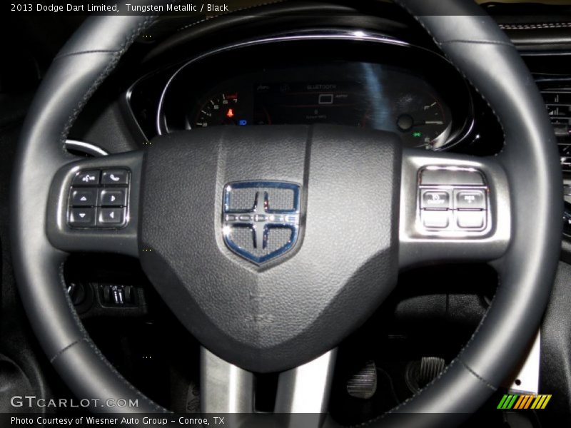 Tungsten Metallic / Black 2013 Dodge Dart Limited