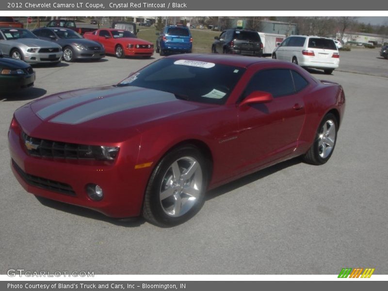 Crystal Red Tintcoat / Black 2012 Chevrolet Camaro LT Coupe