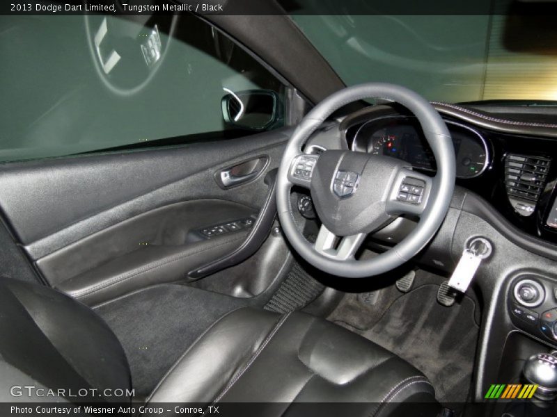 Tungsten Metallic / Black 2013 Dodge Dart Limited