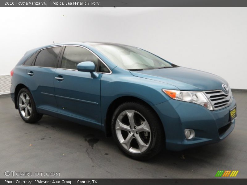 Tropical Sea Metallic / Ivory 2010 Toyota Venza V6