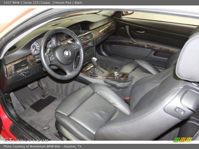 Black Interior - 2007 3 Series 335i Coupe 