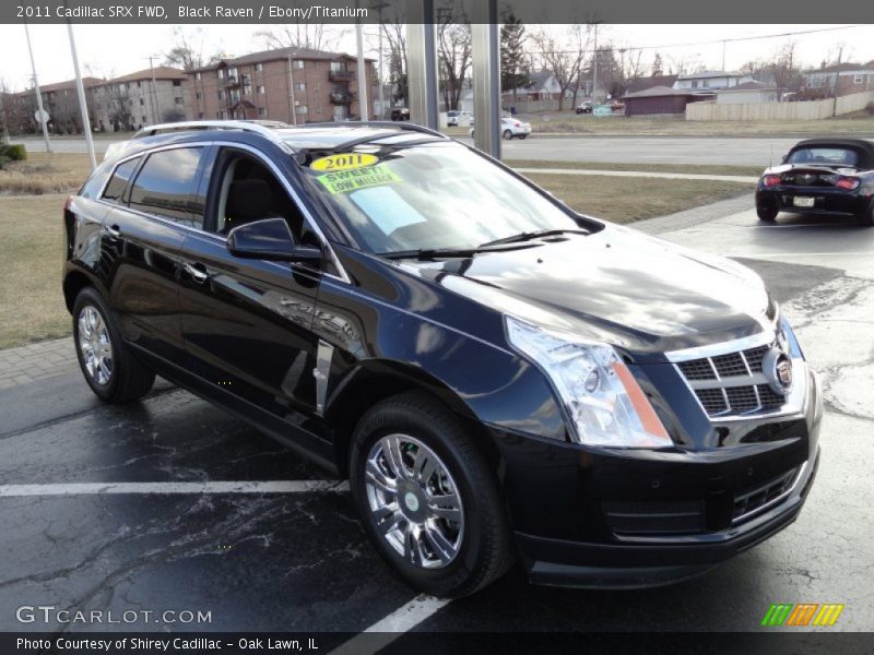 Black Raven / Ebony/Titanium 2011 Cadillac SRX FWD