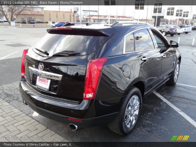 Black Raven / Ebony/Titanium 2011 Cadillac SRX FWD