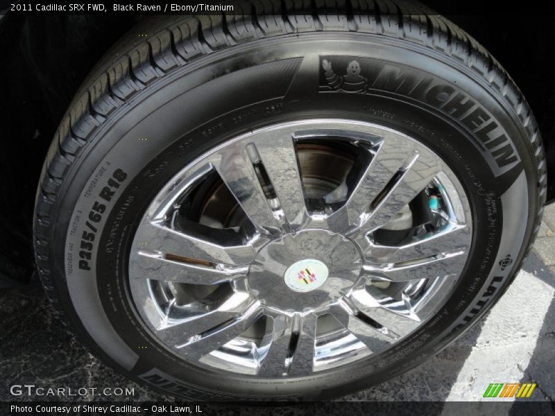 Black Raven / Ebony/Titanium 2011 Cadillac SRX FWD