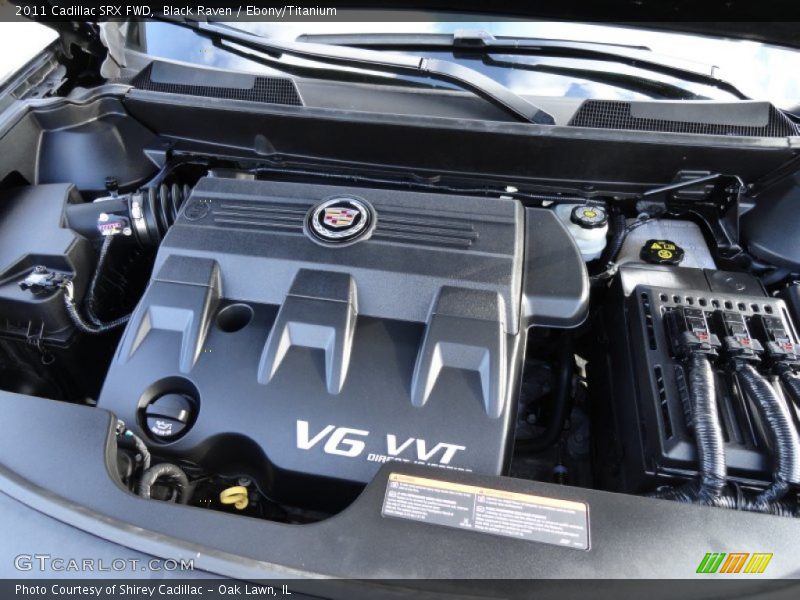 Black Raven / Ebony/Titanium 2011 Cadillac SRX FWD