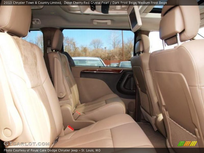 Deep Cherry Red Crystal Pearl / Dark Frost Beige/Medium Frost Beige 2013 Chrysler Town & Country Limited