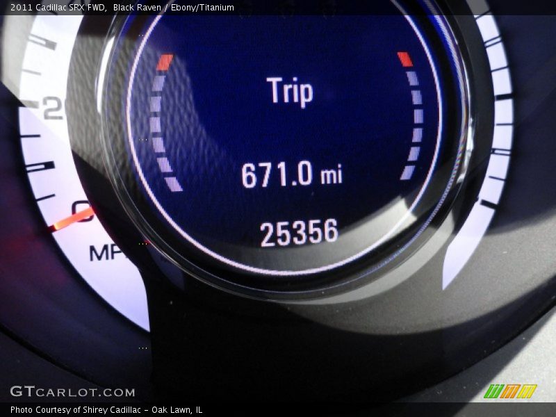 Black Raven / Ebony/Titanium 2011 Cadillac SRX FWD