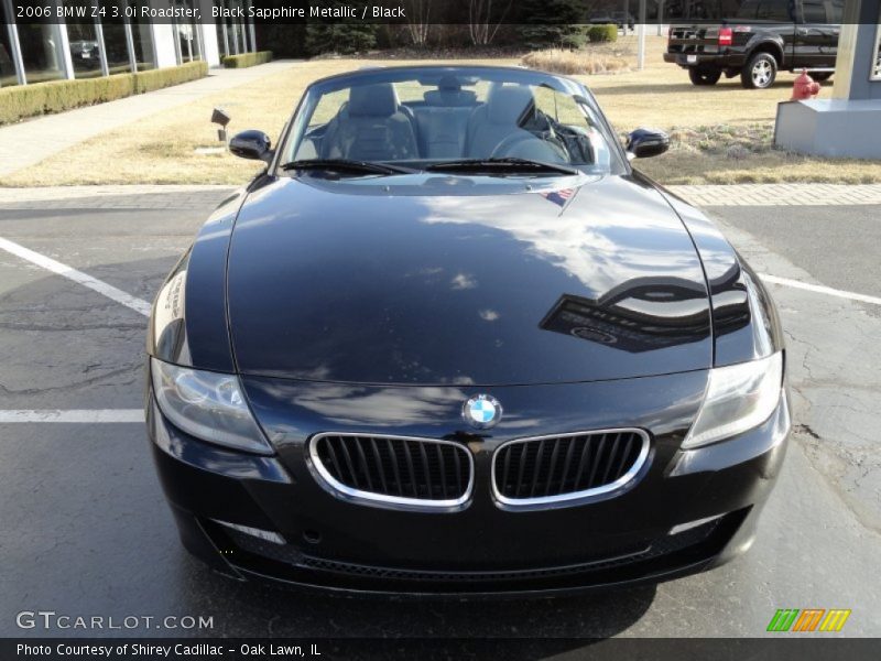 Black Sapphire Metallic / Black 2006 BMW Z4 3.0i Roadster