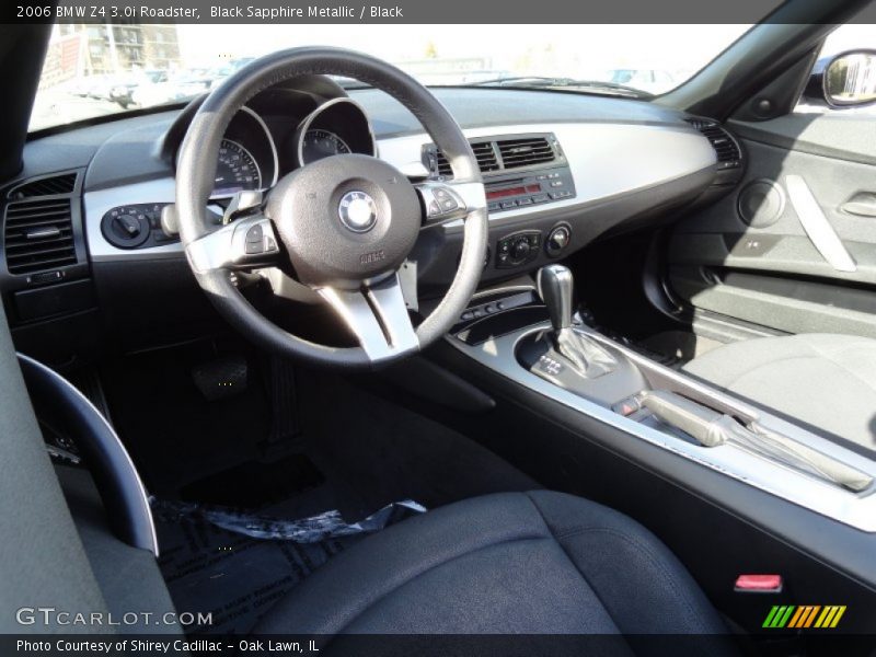Black Sapphire Metallic / Black 2006 BMW Z4 3.0i Roadster