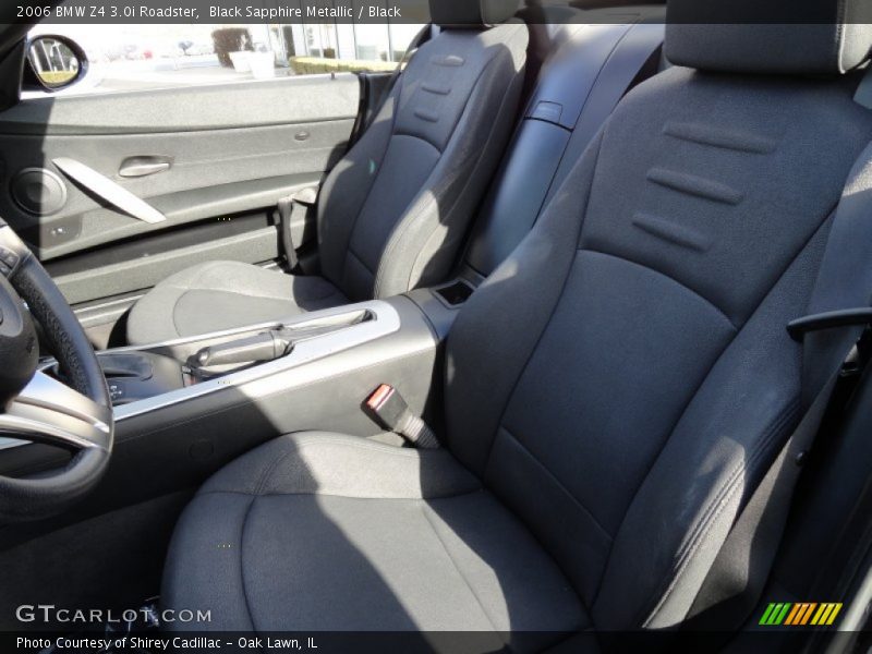 Black Sapphire Metallic / Black 2006 BMW Z4 3.0i Roadster