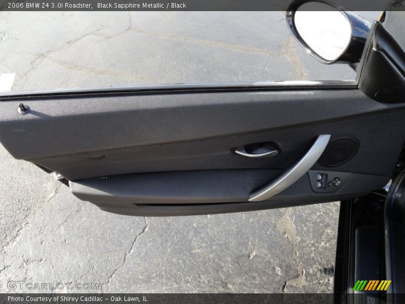 Black Sapphire Metallic / Black 2006 BMW Z4 3.0i Roadster