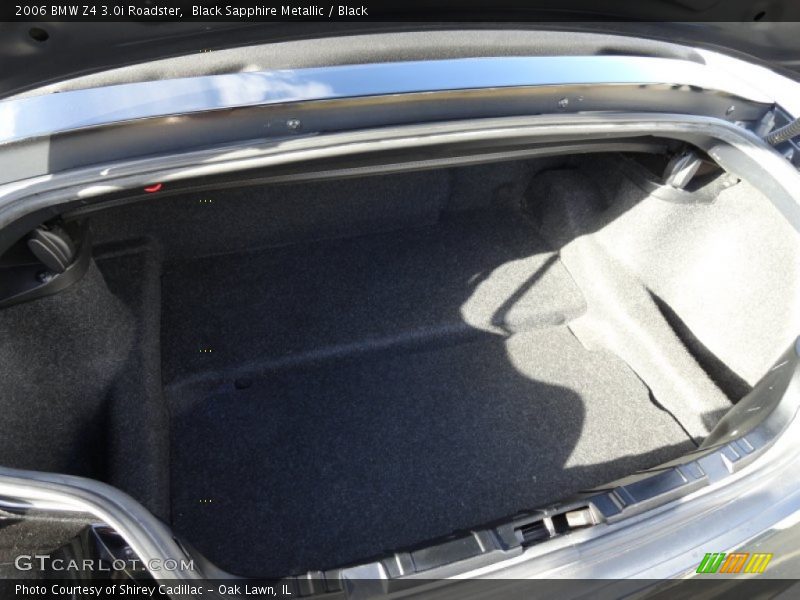 Black Sapphire Metallic / Black 2006 BMW Z4 3.0i Roadster