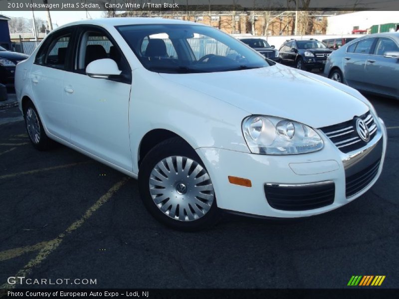 Candy White / Titan Black 2010 Volkswagen Jetta S Sedan